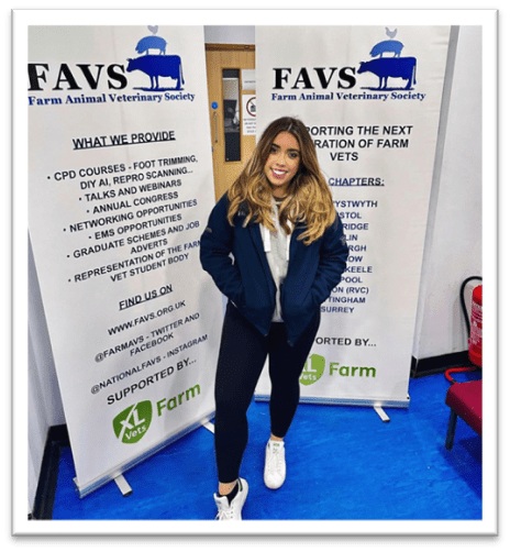 Georgia IMV imaging's student brand ambassador at FAVS